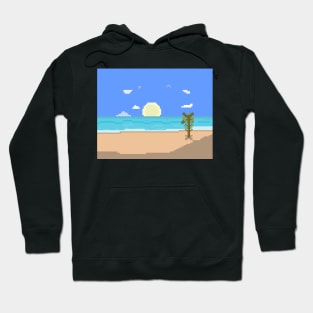 Beach - Pixel Art Hoodie